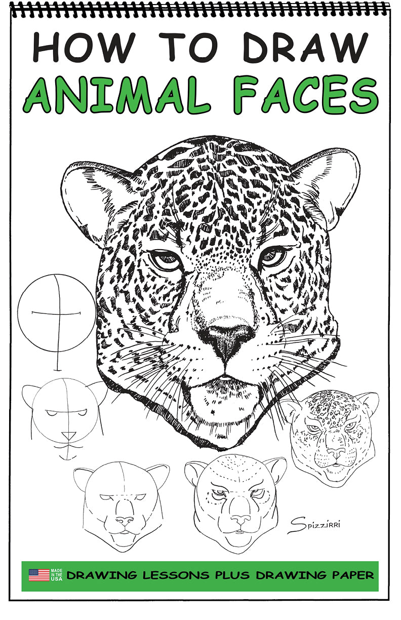 Animal Faces Size 11 x 17