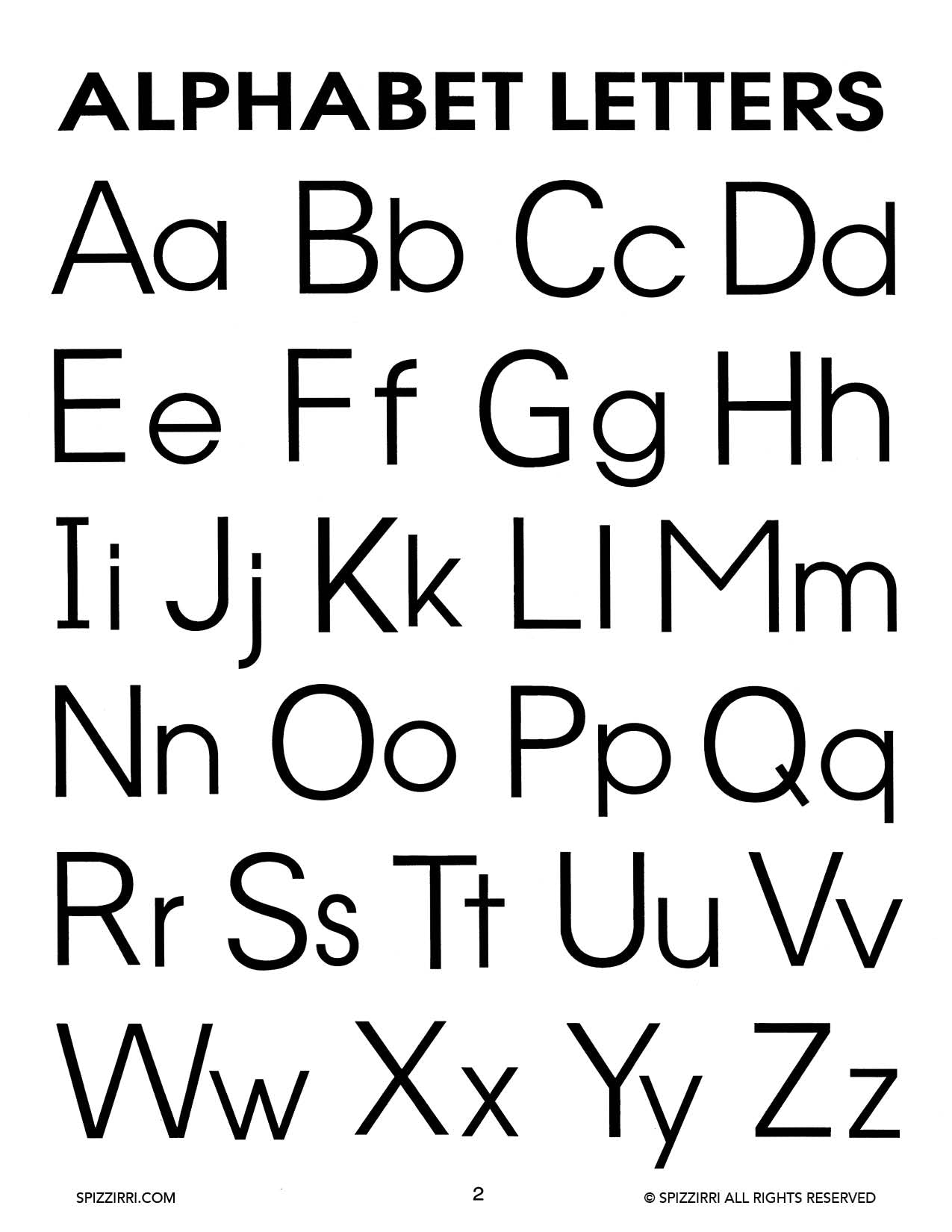 ALPHABET PICTURES: Digital Download of An Early Learning Workbook