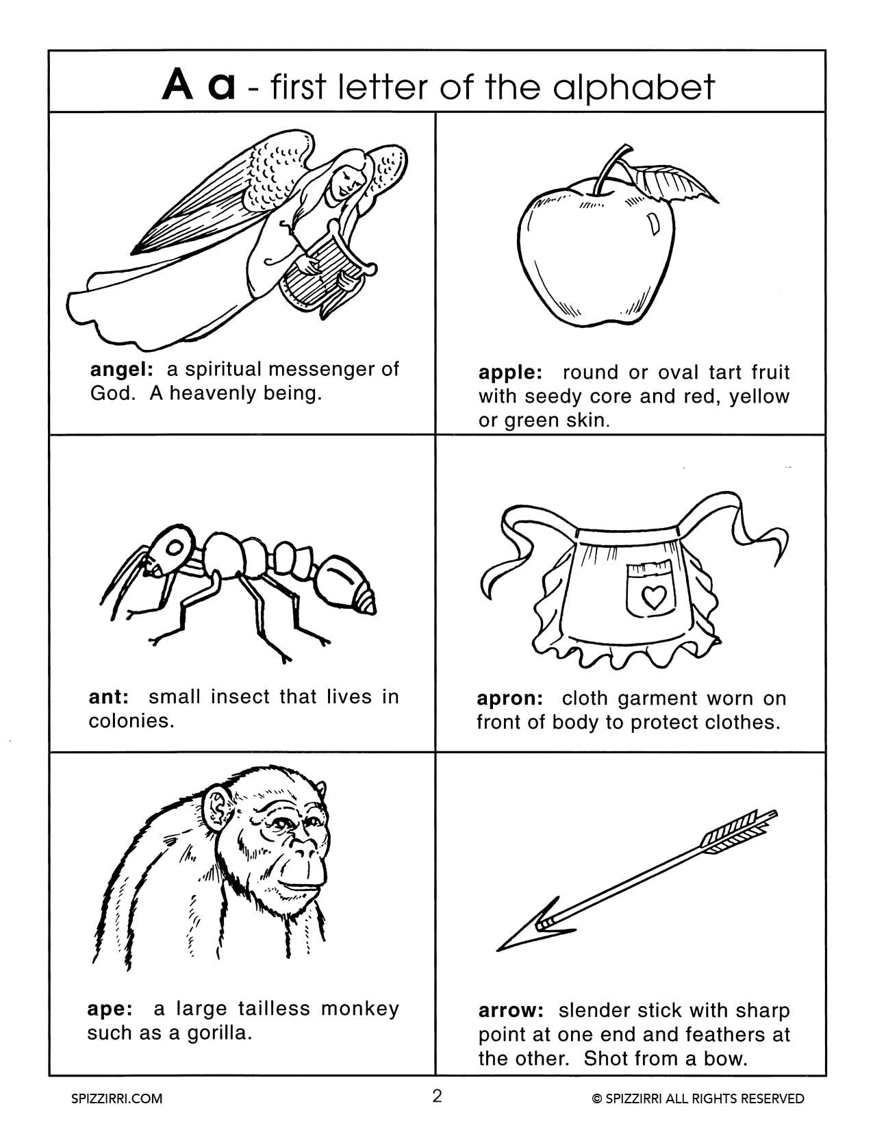 Picture Dictionary: DIGITAL Educational Early Learning Workbook