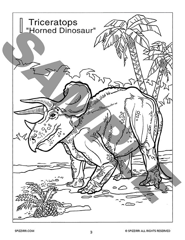 Count & Color Dinosaurs
