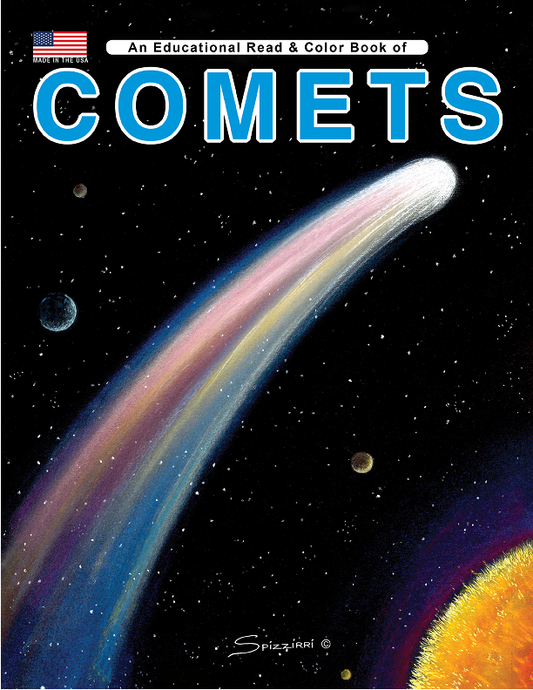 COMETS: Digital Download of an Educational Coloring Book