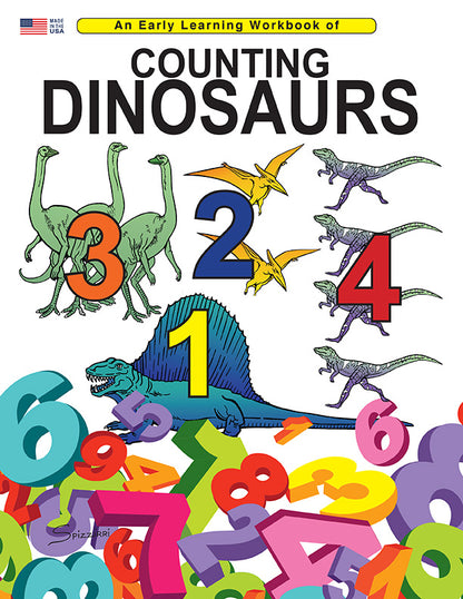 COUNTING DINOSAURS: Digital Download of An Early Learning Workbook