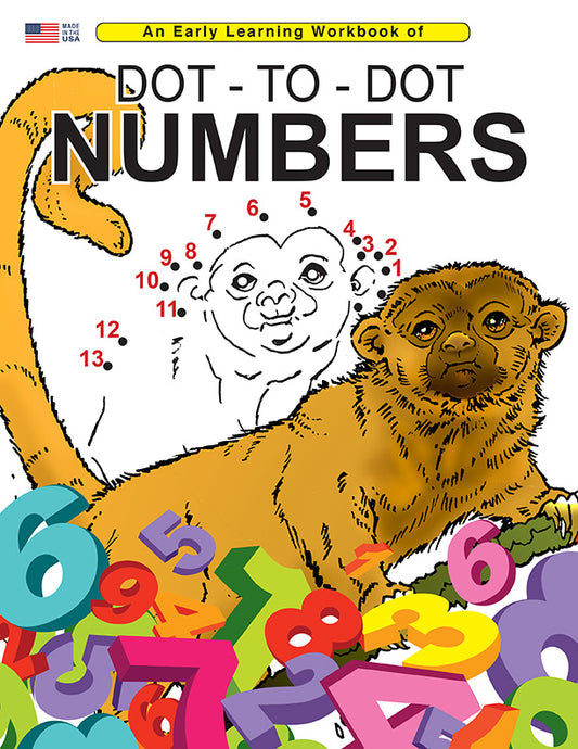 DOT TO DOT NUMBERS: Digital Download of An Early Learning Workbook