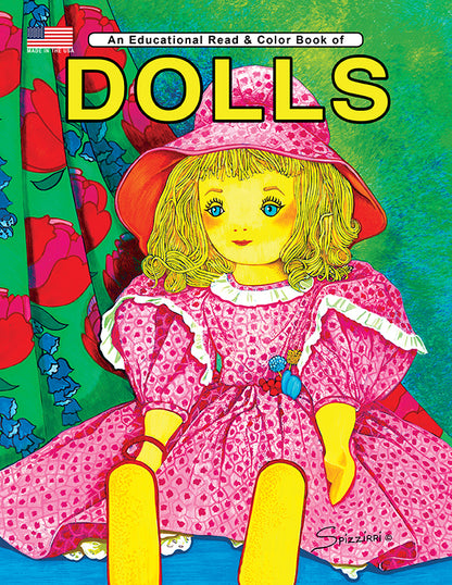 DOLLS: Digital Download of Educational Coloring Book