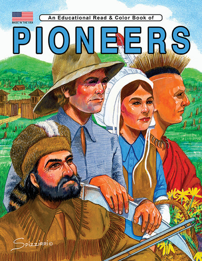 PIONEERS: Digital Download of Educational Coloring Book