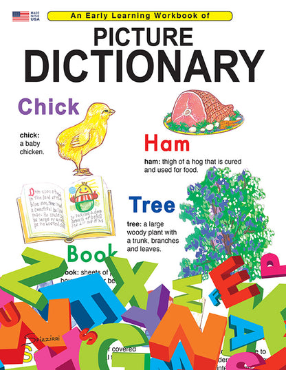 PICTURE DICTIONARY: Digital Download of An Early Learning Workbook