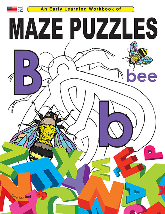 MAZE PUZZLES: Digital Download of An Early Learning Workbook