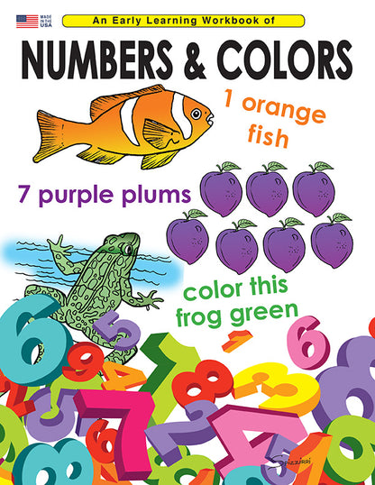 NUMBERS & COLORS: Digital Download of An Early Learning Workbook